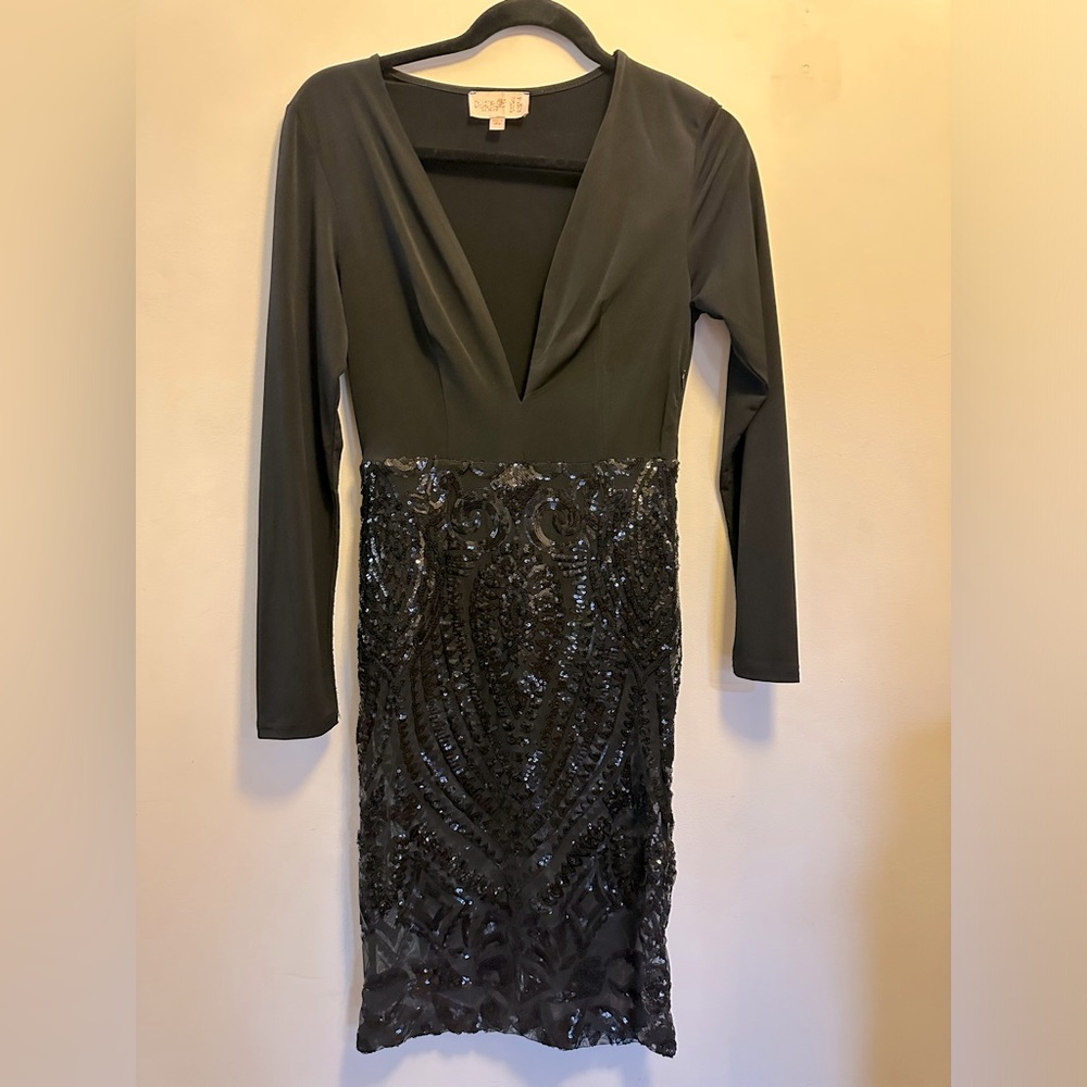 Black See through dress